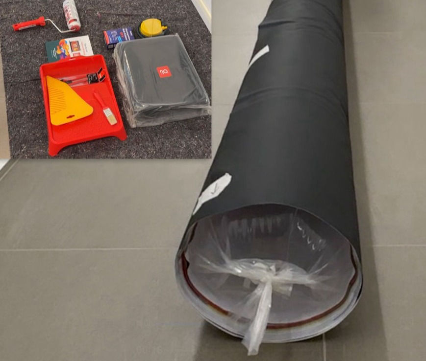 I componenti del Sistema brevettato AirTube® System per EasyOn®Wall